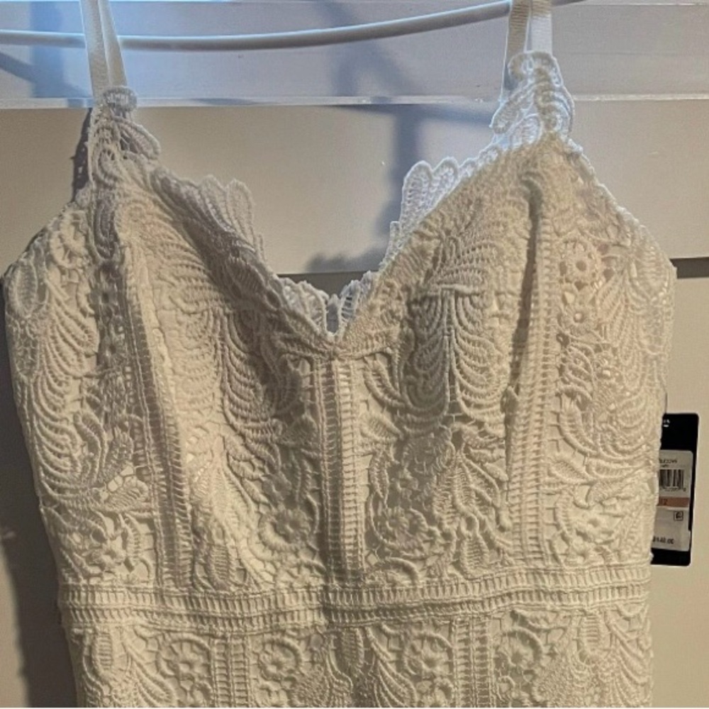 Guess White Lace Wedding Dress